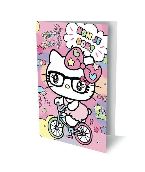 Foto van Uitnodigingen hello kitty pk 926 set van 6 - fsc mix credit - paperback (8712048323493)