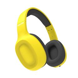 Foto van Bluetooth koptelefoon, geel - kunststof - celly pantone