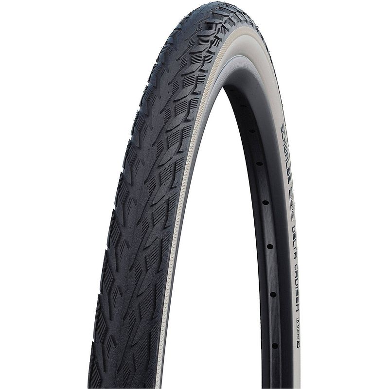 Foto van Schwalbe buitenband 28-1.10 (28-622) cruiser k-guard zw-wit