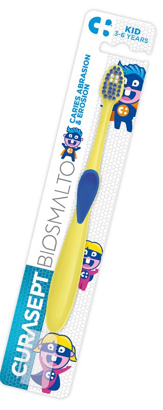 Foto van Curasept biosmalto 3-6y kid toothbrush