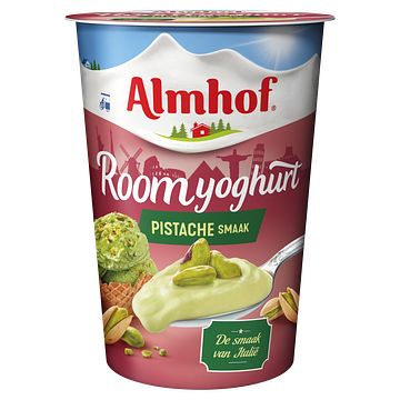 Foto van Almhof roomyoghurt pistache 500g bij jumbo