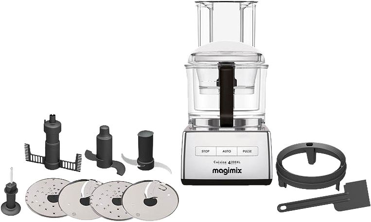 Foto van Magimix cuisine systeme 4200 xl mat chroom + creative kit