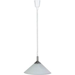 Foto van Brilliant ariana 73578/13 hanglamp spaarlamp e27 100 w ijzer, albast