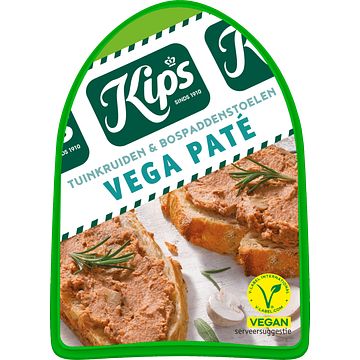 Foto van Kips vega tuinkruiden en bospaddenstoelen pate 125g bij jumbo