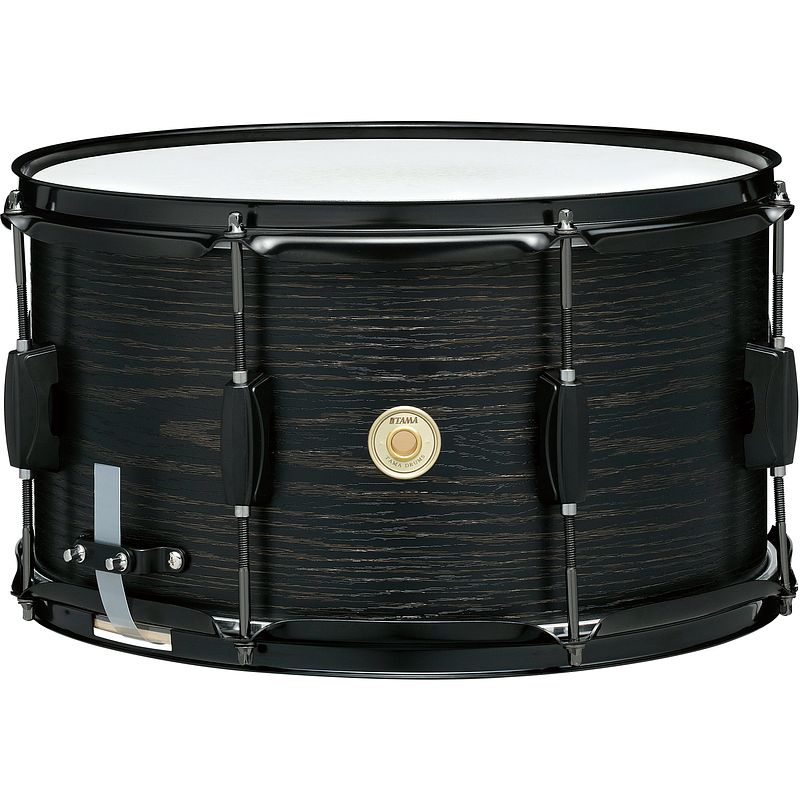 Foto van Tama wp148bk woodworks black oak 14 x 8 inch snaredrum