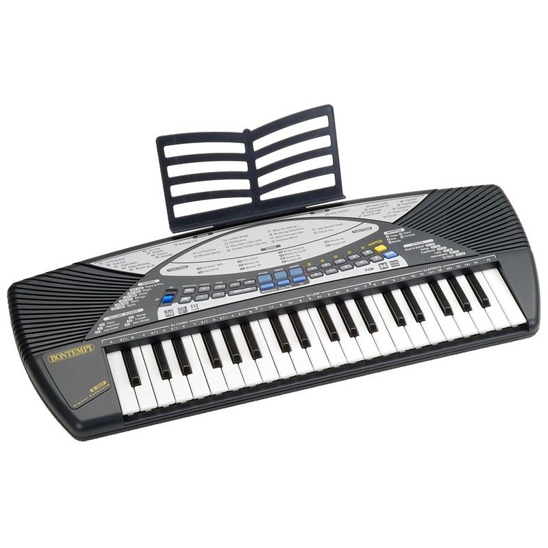 Foto van Bontempi keyboard digitaal 40 toetsen grijs 68 cm