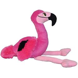 Foto van Pluche speelgoed knuffeldier flamingo van 24 cm - knuffeldier