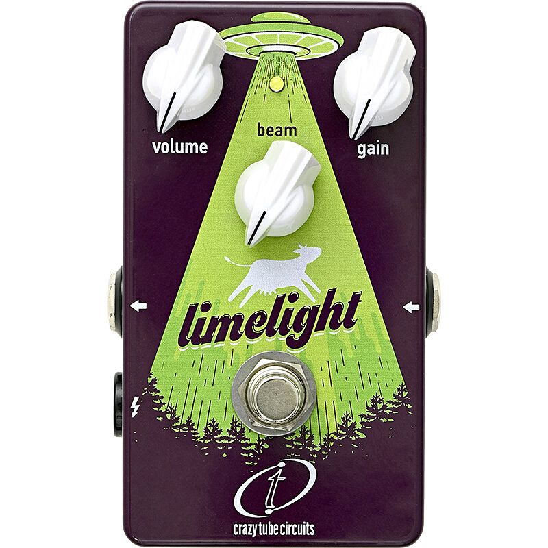 Foto van Crazy tube circuits limelight fuzz distortion effectpedaal