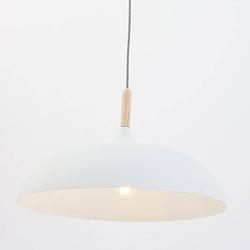 Foto van Lightning - scandinavische hanglamp wit 45cm - wit