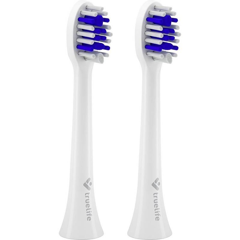 Foto van Truelife sonicbrush compact whiten duo pack opzetborstel voor elektrische tandenborstel 1 stuk(s) wit