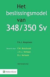 Foto van Het beslissingsmodel van 348/350 sv - f.a.j. koopmans - paperback (9789013163537)