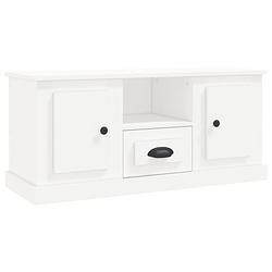 Foto van The living store tv-meubel - trendy - meubel - 100 x 35.5 x 45 cm - wit