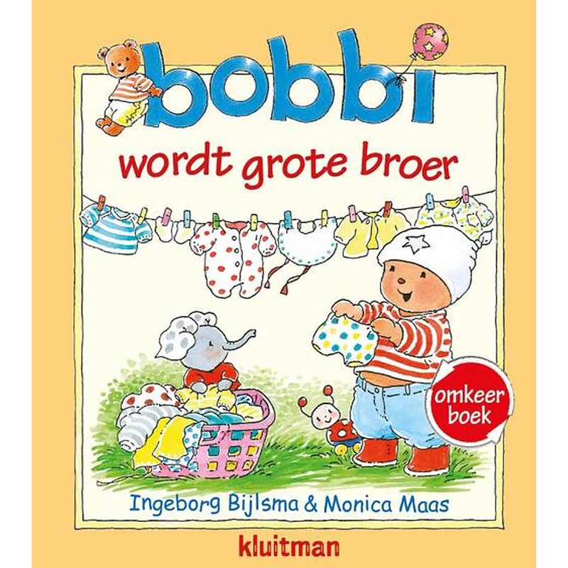 Foto van Bobbi omkeerboek. wordt grote broer/en de baby