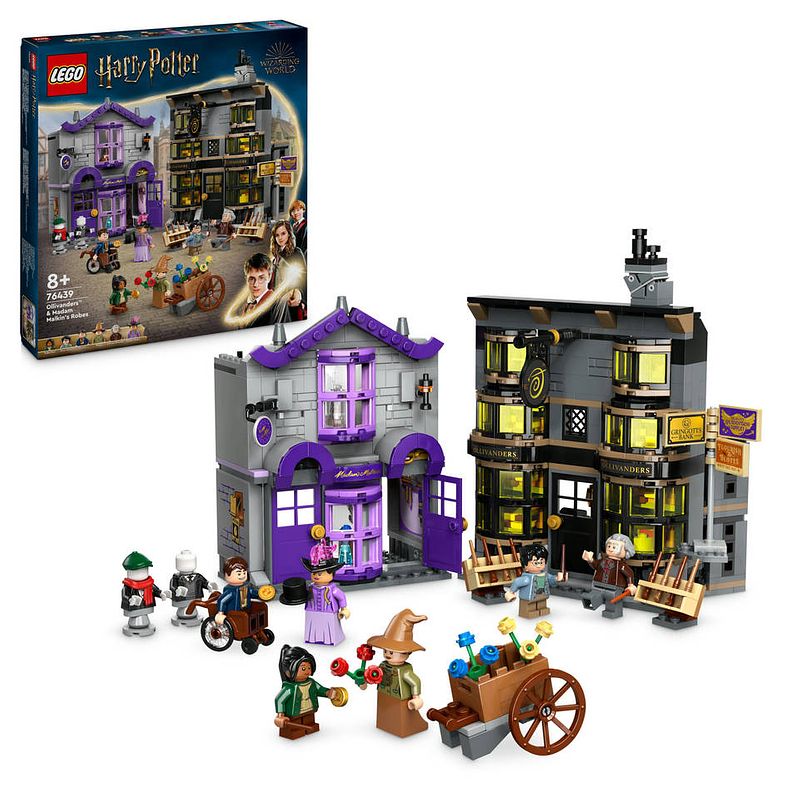 Foto van Lego harry potter olivanders & madame mallekins gewaden 76439