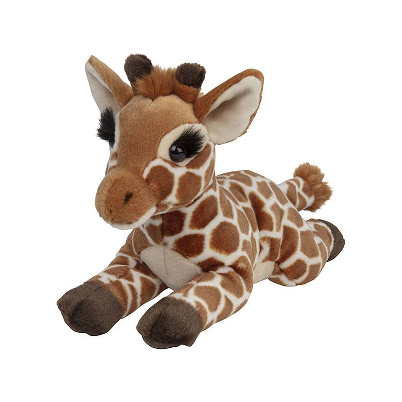 Foto van Pluche dieren knuffels baby giraffe van 33 cm - knuffeldier