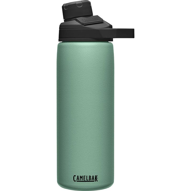 Foto van Camelbak drinkfles chute mag geïsoleerd 600 ml rvs groen/zwart