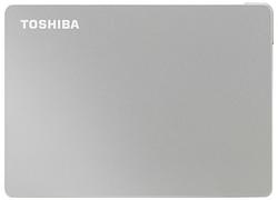 Foto van Toshiba canvio flex 1 tb externe harde schijf (2,5 inch) usb 3.2 gen 1 zilver hdtx110escaa