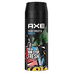 Foto van Axe deodorant bodyspray fresh forest & graffiti 150ml bij jumbo