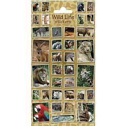 Foto van Funny products stickervel wild life junior papier 35 stuks