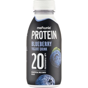 Foto van Melkunie protein blueberry yogurt drink 0% fat bij jumbo