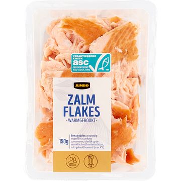 Foto van Jumbo zalm flakes warmgerookt 150g