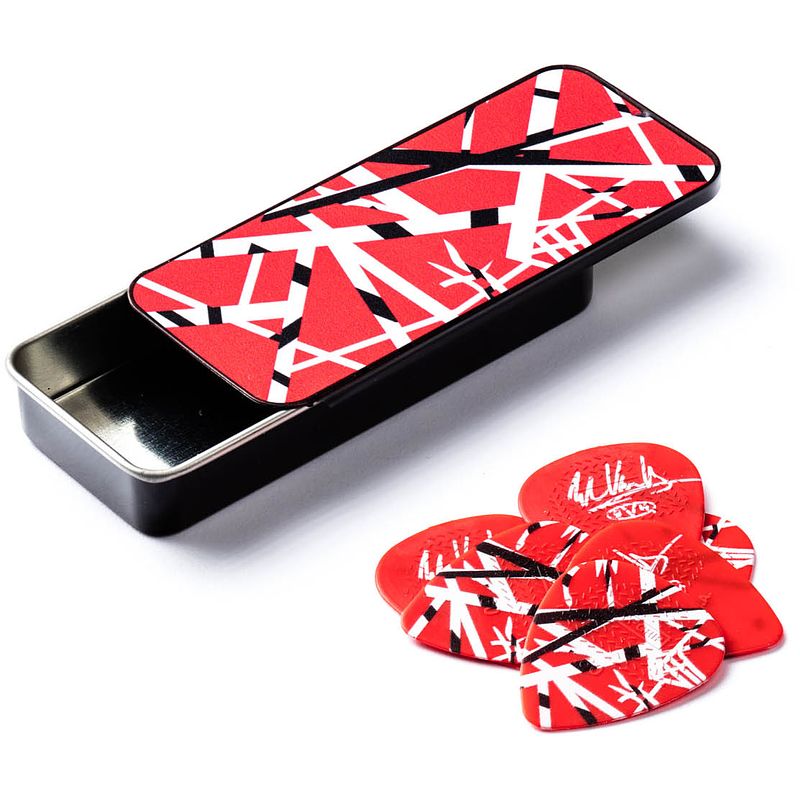 Foto van Dunlop evhpt02 evh pick tin frankenstein (6 stuks, 0.60 mm)