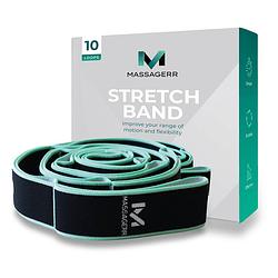 Foto van Massagerr® stretch band - elastische band voor stretching - weerstandsband - flexibiliteit en mobiliteit