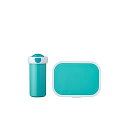 Foto van Mepal lunchset (schoolbeker & lunchbox) campus turquoise