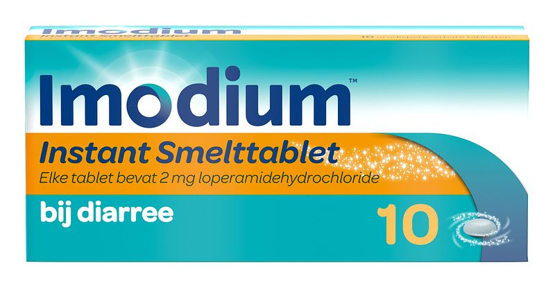 Foto van Imodium instant smelttabletten bij diarree, 10 stuks bij jumbo