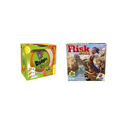 Foto van Spellenset - bordspel - 2 stuks - dobble kids & risk junior