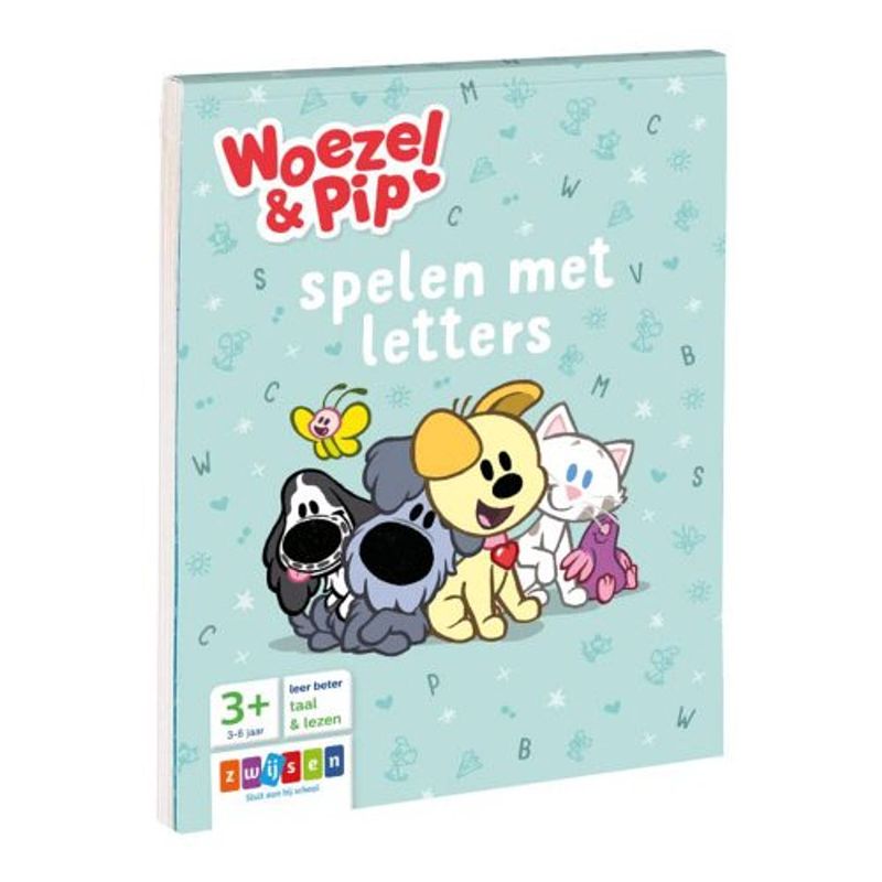 Foto van Spelen met letters - woezel & pip