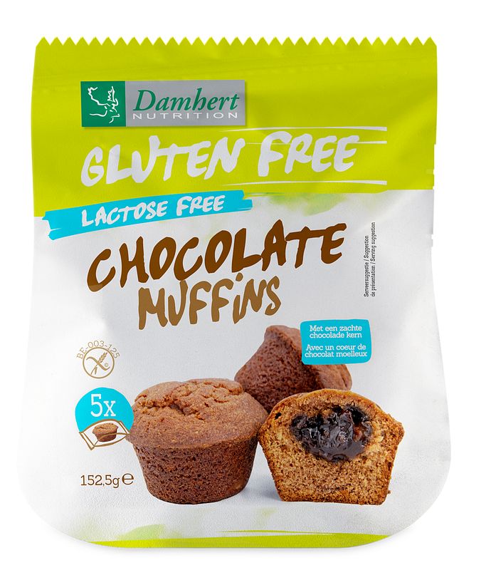 Foto van Damhert glutenvrije chocolade muffins