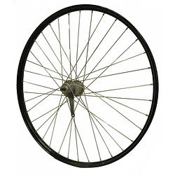 Foto van Shimano achterwiel 28 x 1 5/8 x 1 3/8 terugtraprem aluminium 36g zwart