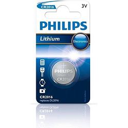 Foto van Philips lithium cr2016 blister 1