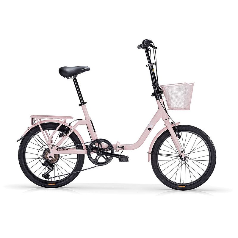 Foto van Mbm vouwfiets kangaroo 20 inch 35 cm unisex 6v v-brakes roze