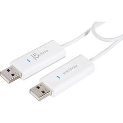 Foto van J5create kvm aansluitkabel [1x usb-a 2.0 stekker - 1x usb-a 2.0 stekker] 1.80 m wit