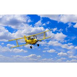 Foto van Komar biplane vlies fotobehang 400x250cm 8-banen