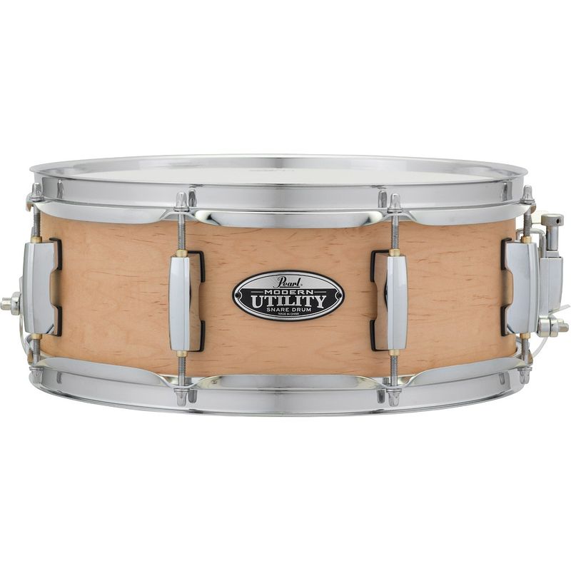 Foto van Pearl mus1350m/c224 modern utility 13x5 inch snaredrum natural