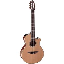 Foto van Takamine natural series en60c e/a klassieke gitaar met koffer