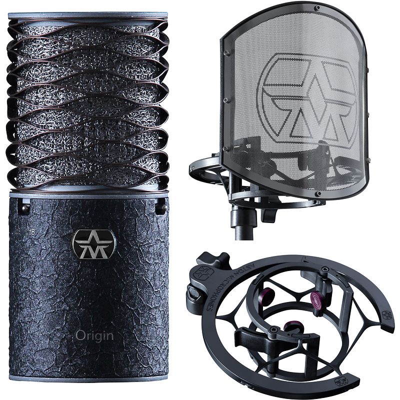 Foto van Aston microphones origin black bundle grootmembraan condensatormicrofoon