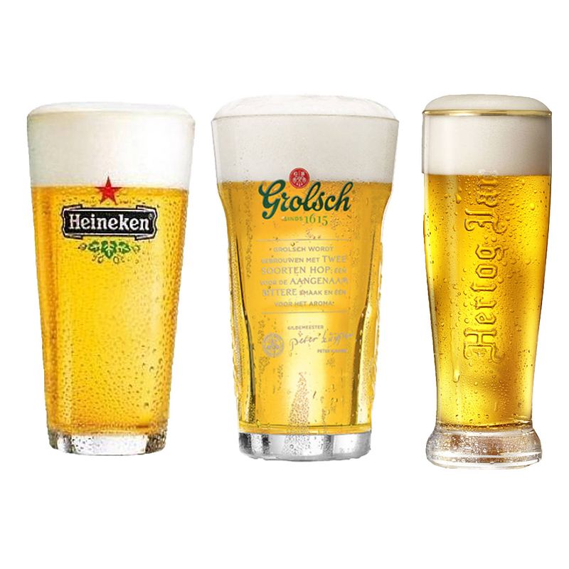 Foto van Bierglazen cadeau set - the pilsener 1 - 3 stuks