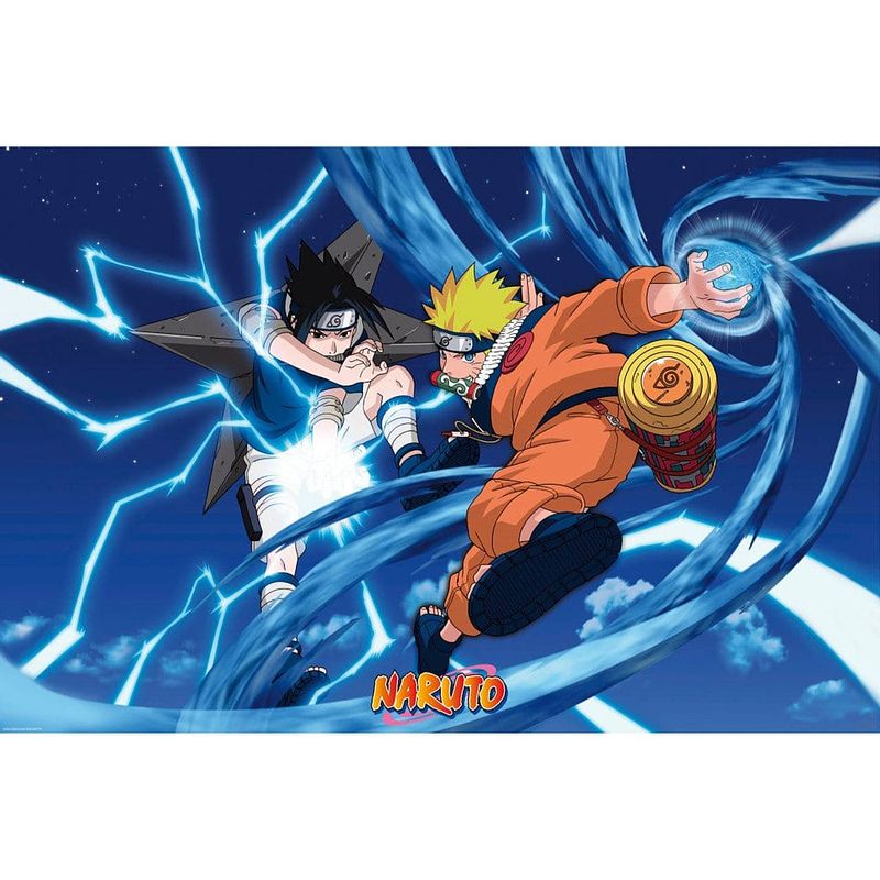 Foto van Abystyle naruto naruto and sasuke poster 91,5x61cm