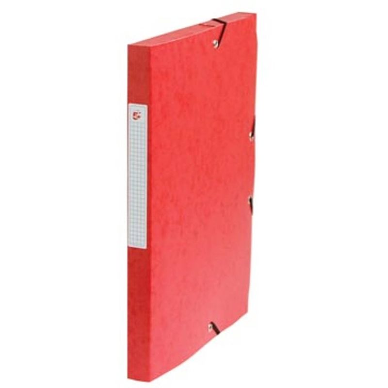 Foto van 5 star elastobox, rug van 2,5 cm, rood