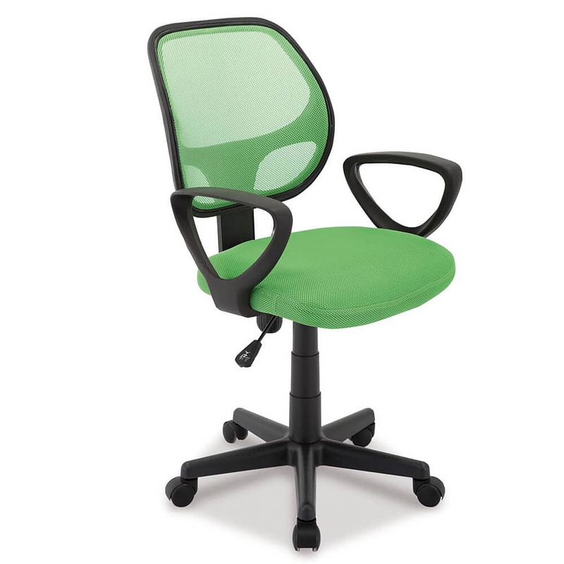 Foto van Acaza bureaustoel buritos - solide, verstelbaar en ergonomisch - groen