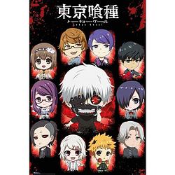 Foto van Gbeye tokyo ghoul chibi characters poster 61x91,5cm