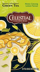 Foto van Celestial seasonings honey lemon ginsenggreen tea