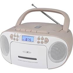 Foto van Reflexion rcr2260pk radio/cd-speler vhf (fm) aux, cd, cassette, fm pink