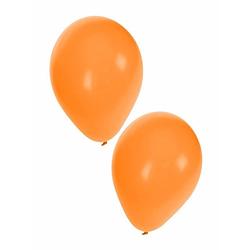 Foto van 10x stuks oranje party ballonnen 27 cm - ballonnen