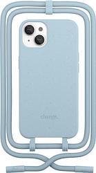 Foto van Change case apple iphone 13 back cover met koord blauw