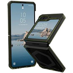 Foto van Urban armor gear plyo pro case backcover samsung galaxy z flip5 olijf-groen, space grijs